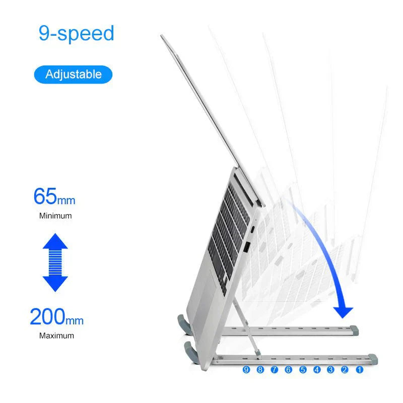 Folding Lifting Desktop Notebook Tablet Computer Stand Digitalshoper