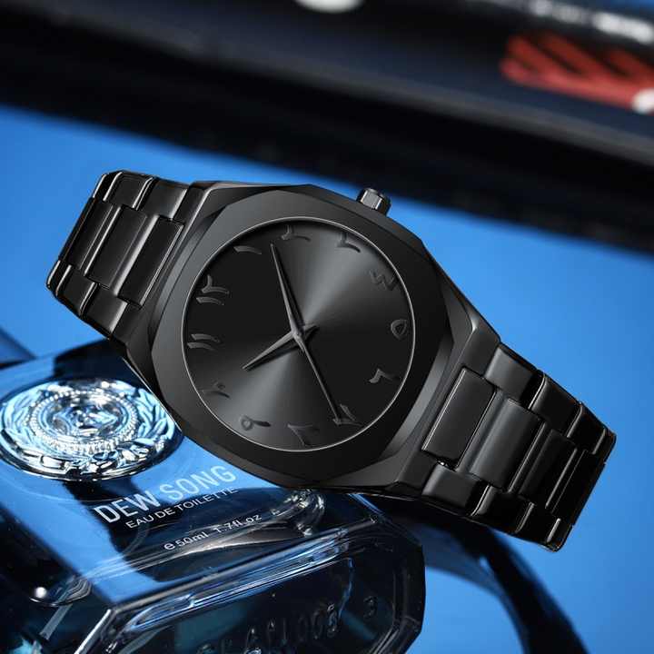 Stainless Steel Arabic Watch Digitalshoper
