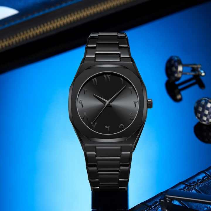 Stainless Steel Arabic Watch Digitalshoper