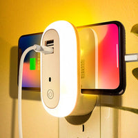 USB Remote Control Wall Lamp Timing Dimming Night Light Digitalshoper